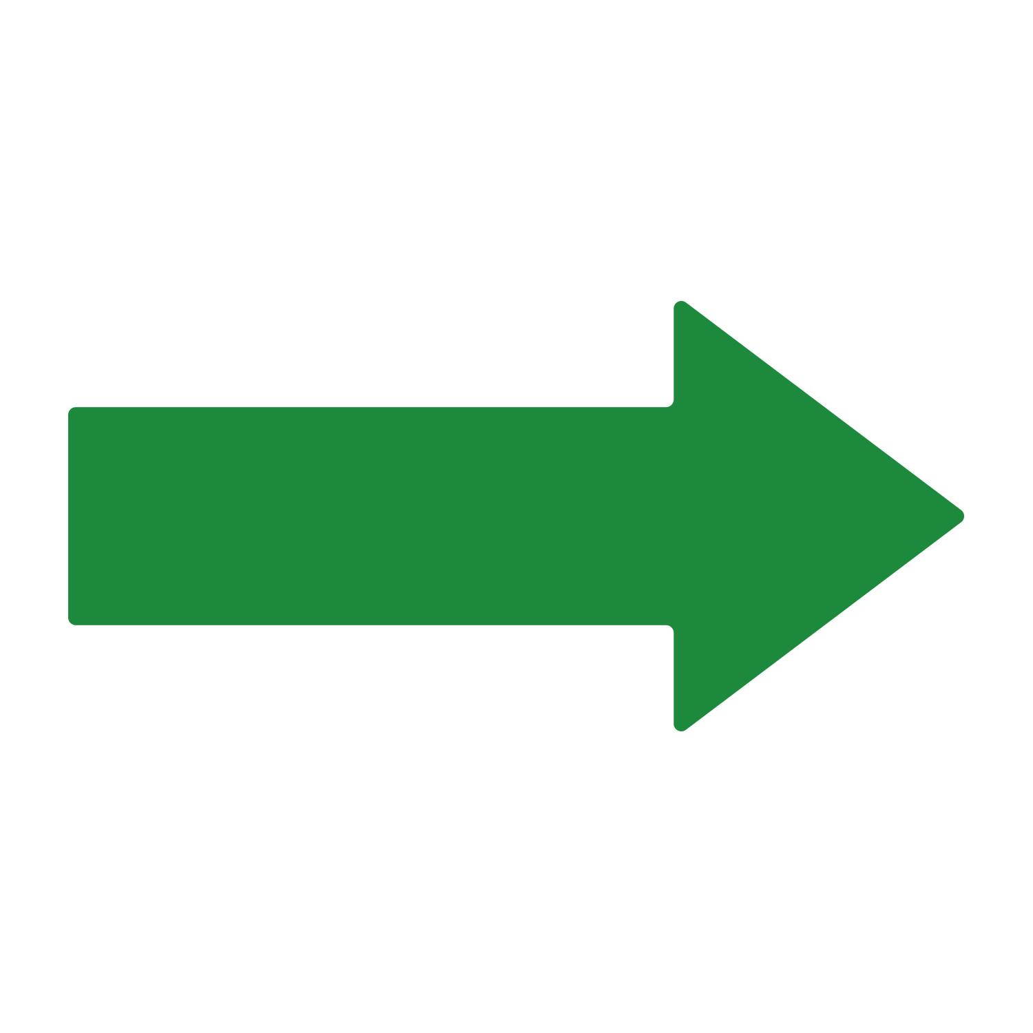 12 Inch Removable Arrow Decals - Red - Pack of 6