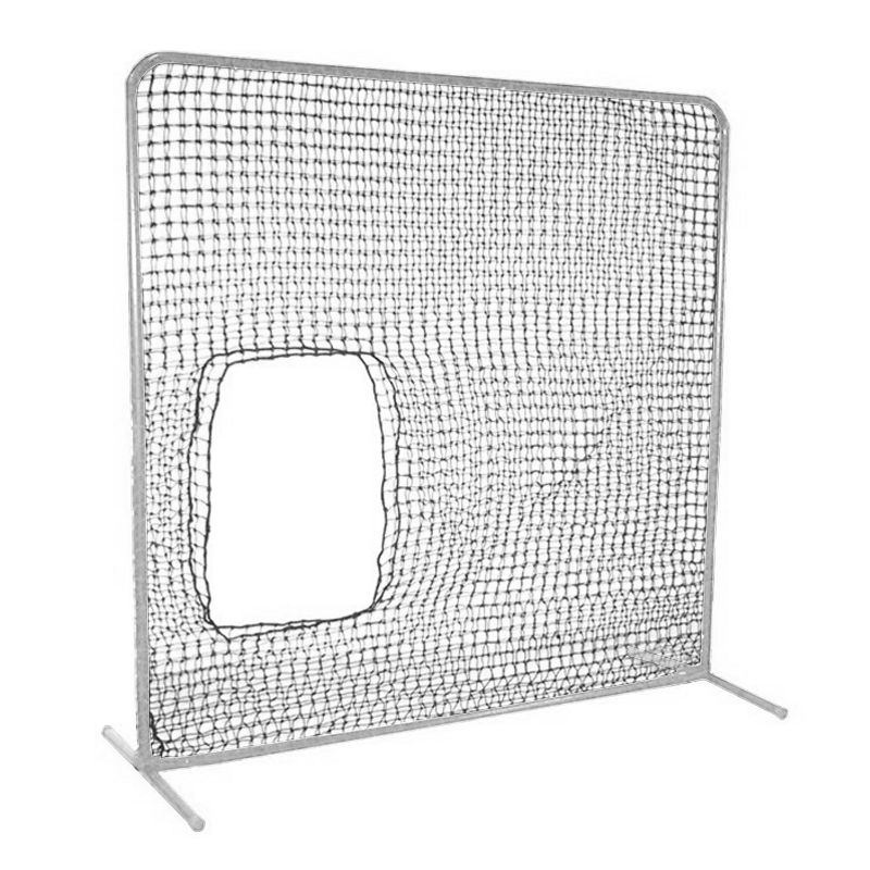 Cimarron Sports Replacement 7 x 7 Foot Underhand Softball Fast & Slow Pitch Protective Portable Pitching Screen Safety Netting, Net Only