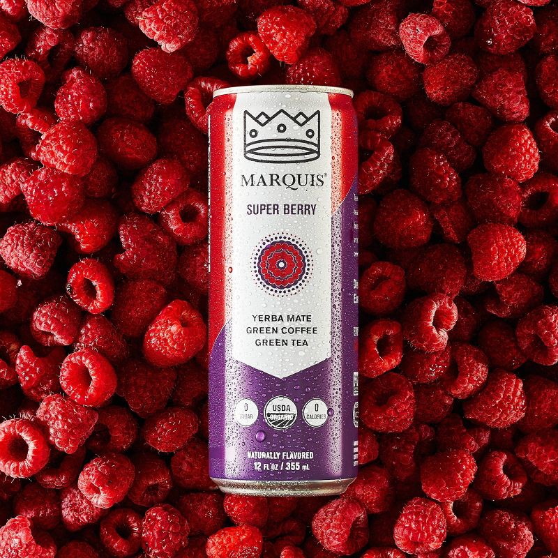 Marquis Yerba Mate Super Berry - 12 fl oz Can