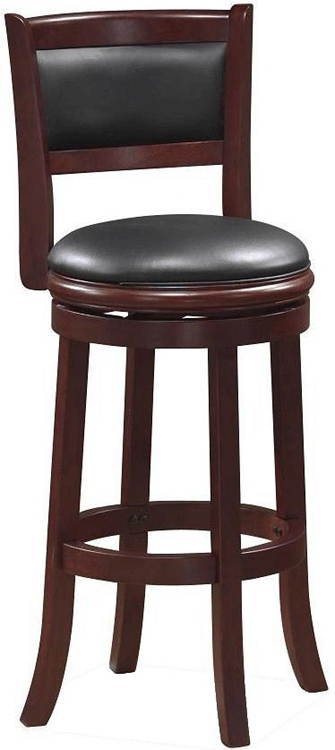 Boraam 29" Augusta Swivel Stool in Cappuccino Finish