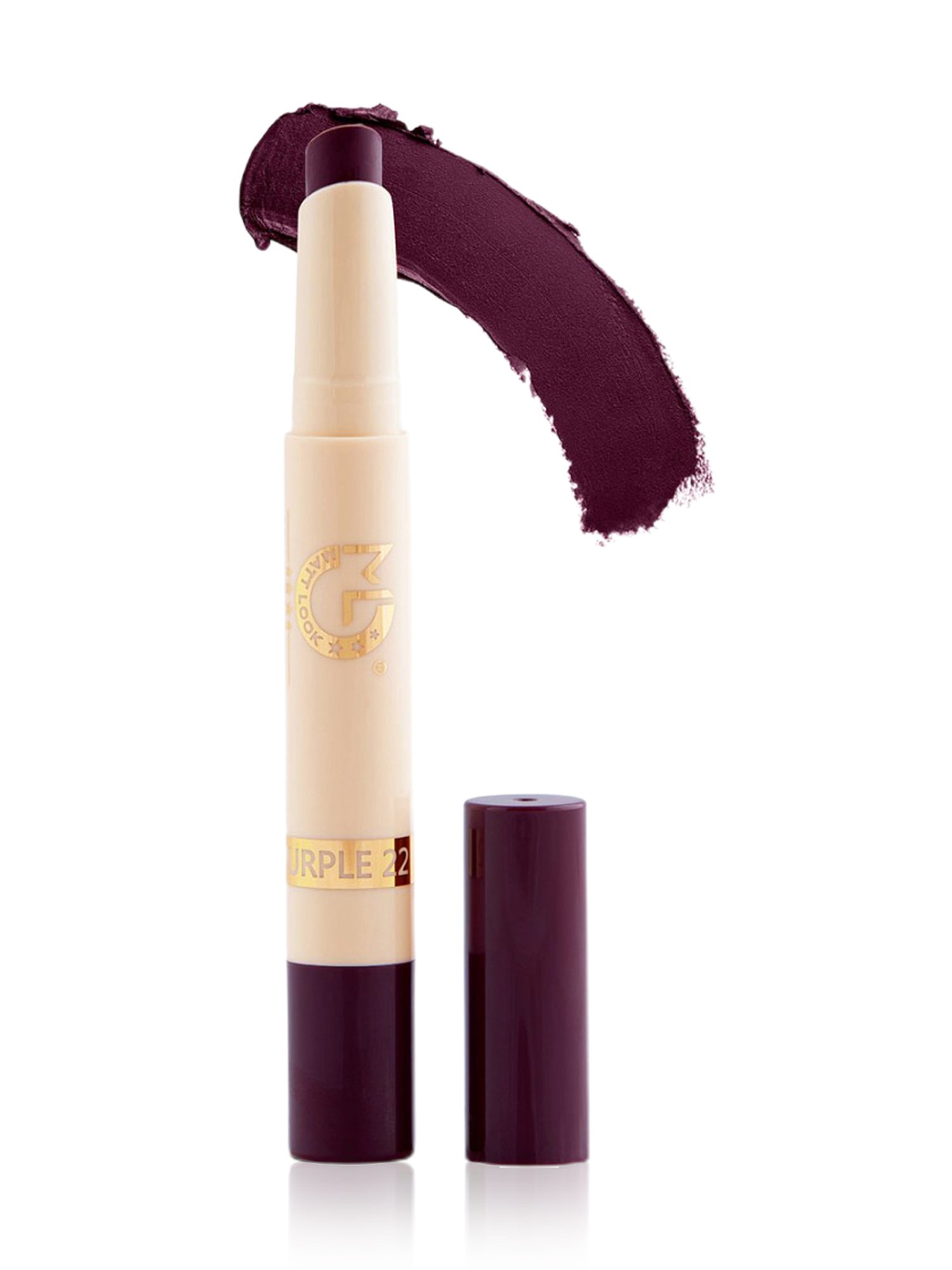 Matt Look Velvet Smooth Non Transfer Lipstick 22 Midnight Purple - 2 gm