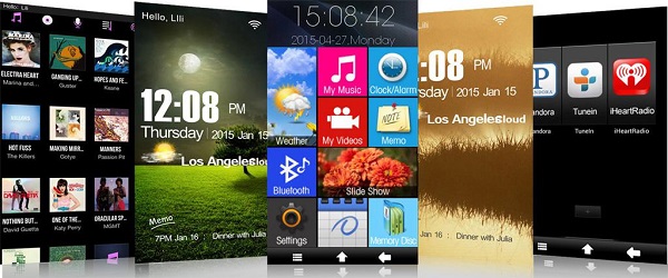 Wi-Fi, Internet, IP Radio & Music Player, touchscreen operating, streaming music, internet radio, audio book, 2x3W Stereo Speakers + 5W Subwoofer, Up to 18K radio stations over the world.