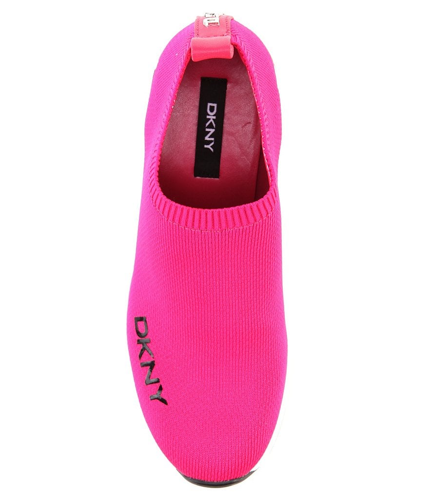 DKNY Parks Knit Wedge Sneakers