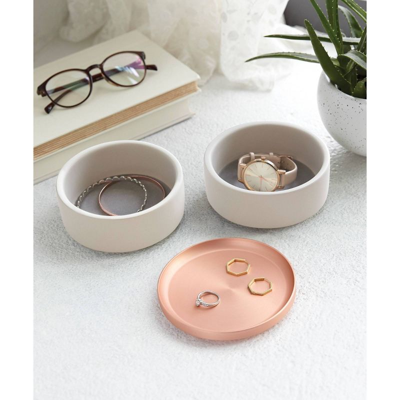 Tesora Jewelry Storage Box White/Pink - Umbra