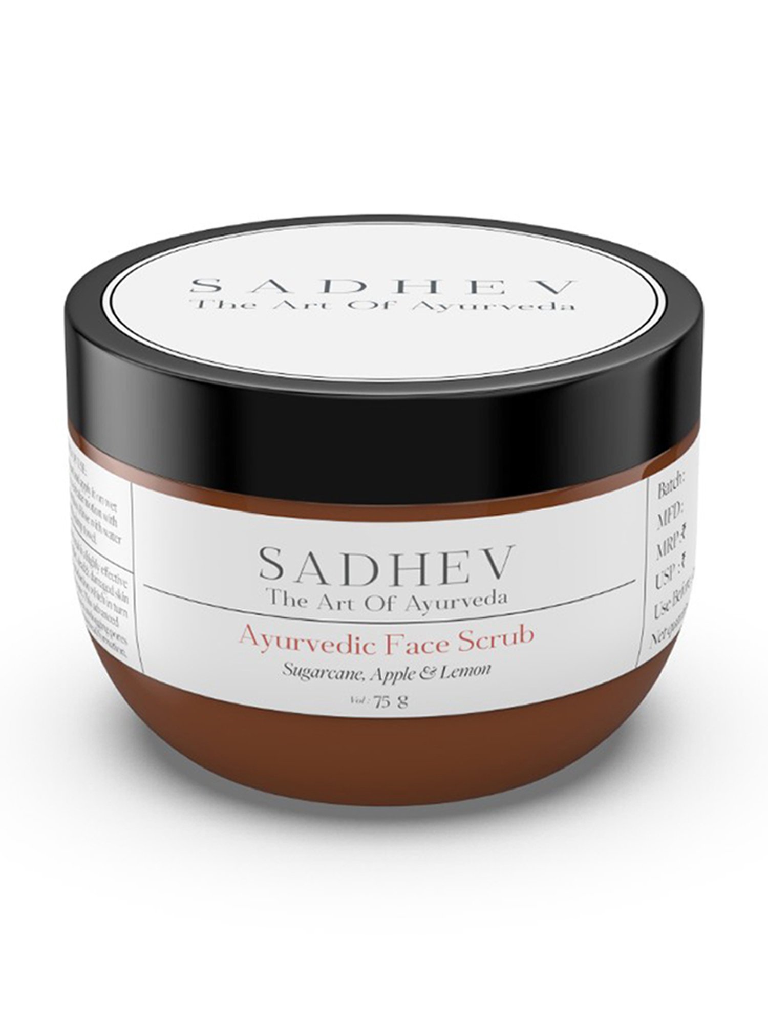 SADHEV The Art Of Ayurveda Ayurvedic Face Scrub - 75 gm