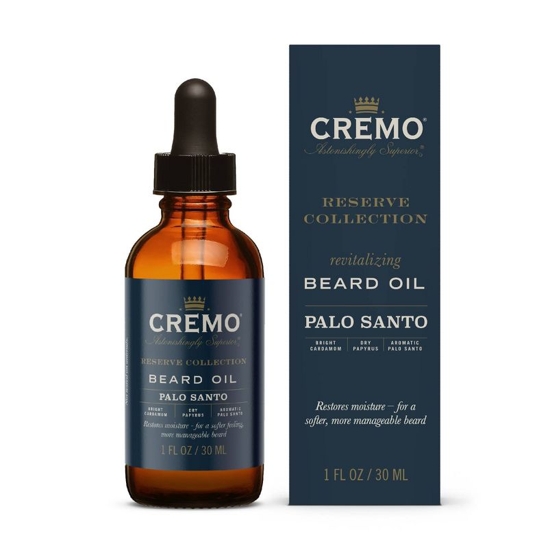 Cremo Palo Santo Reserve Collection Beard Oil - 1 fl oz