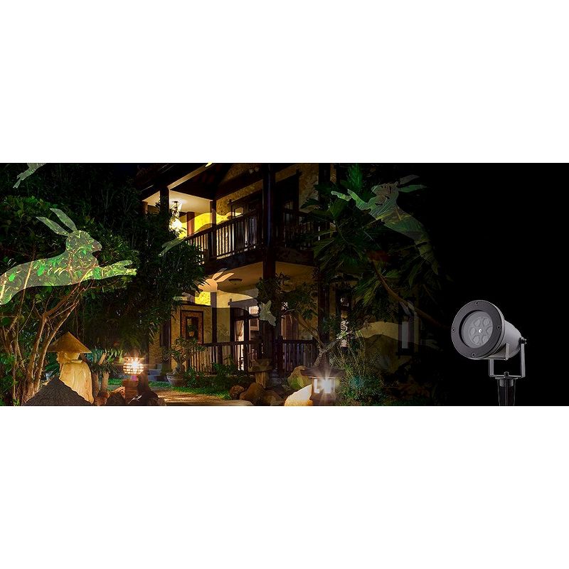 8" LED Solar Portable Outdoor Lantern with Flame - Techko Kobot