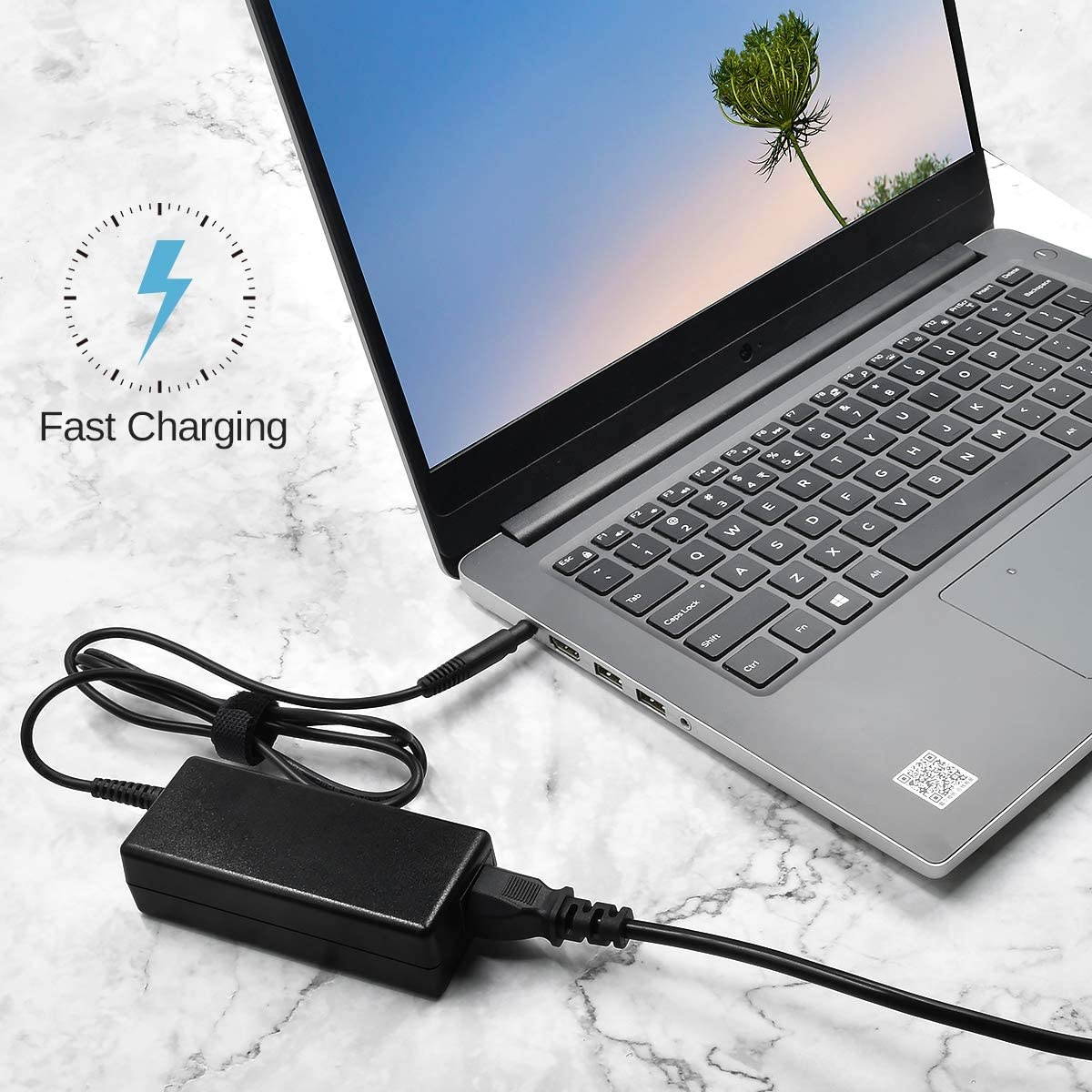 19.5V 3.33A 65W AC Adapter Laptop Charger for HP Pavilion TouchSmart 14-B109 14-B109WM 15-B142DX 14-B120DX 15-B129WM 15-B143 15-B143CL 15-B119wm 15-b152nr Envy 4Series 6Series Power Supply Cord