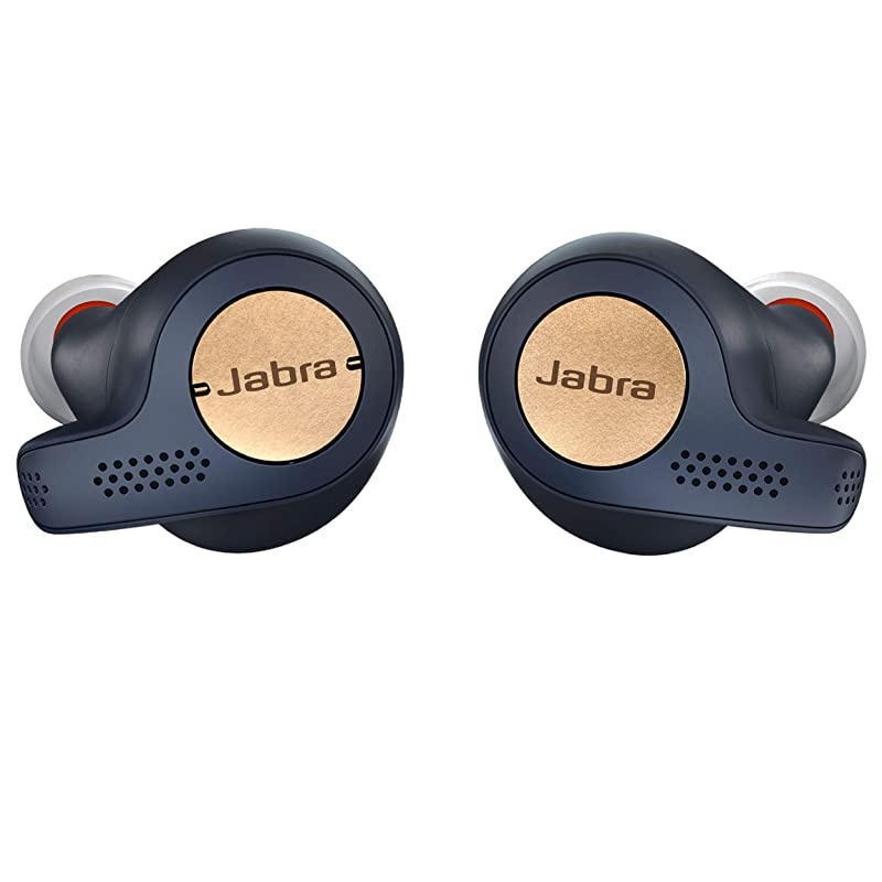 Elite Active 65t Earbuds &ndash; True Wireless Earbuds with Charging Case, Copper Blue &ndash; Bluetooth Earbuds with a Secure Fit and Superior Sound, Long Battery Life and More (100-99010000-02)