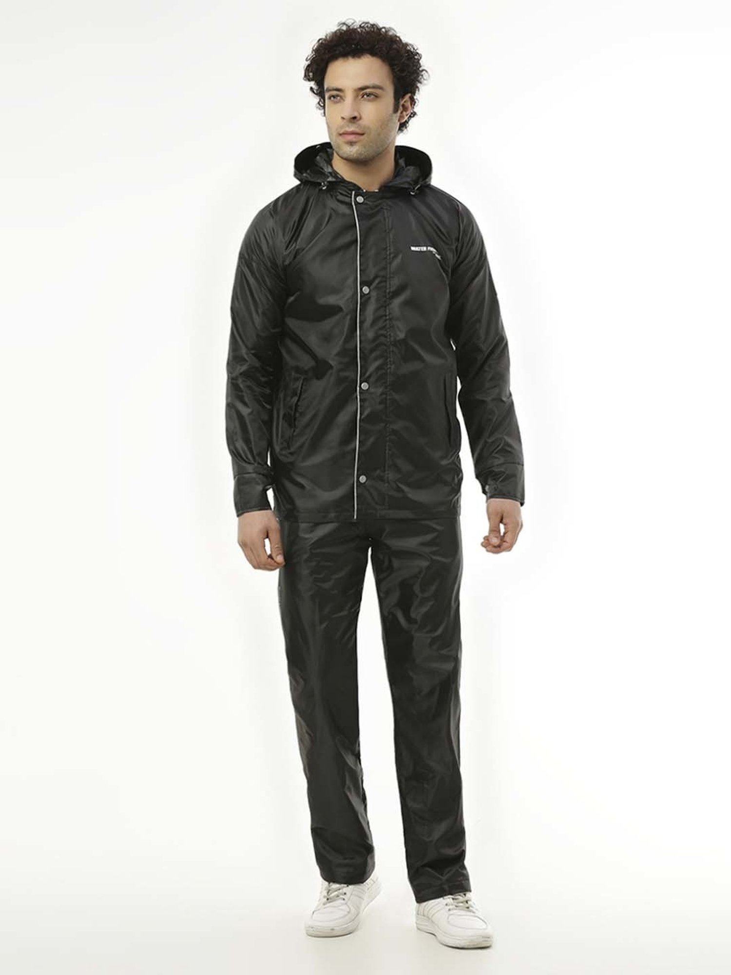 Zeel Black Raincoat Set