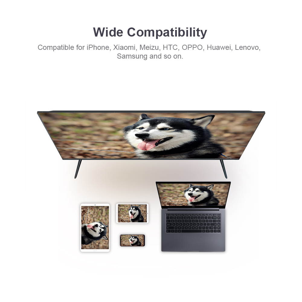 2.4G 4K HD Wireless WiFi Display Receiver TV Dongle TV Stick Adapter Android Miracast for IOS Android