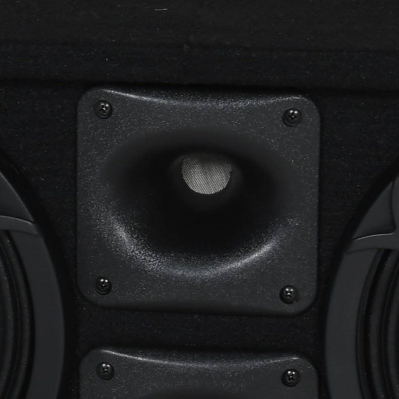 Q Power Chuchero Dual Pre Loaded 10 Inch Speaker Sub Box Enclosure w/ 2 Tweeters