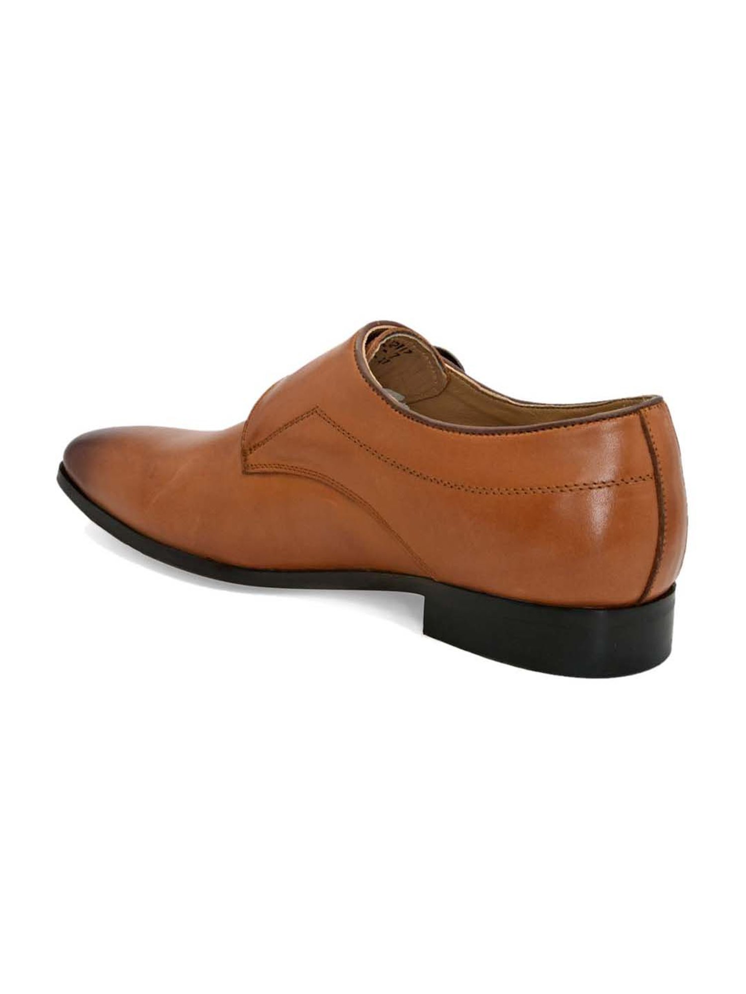 San Frissco Men's Tan Monk Shoes