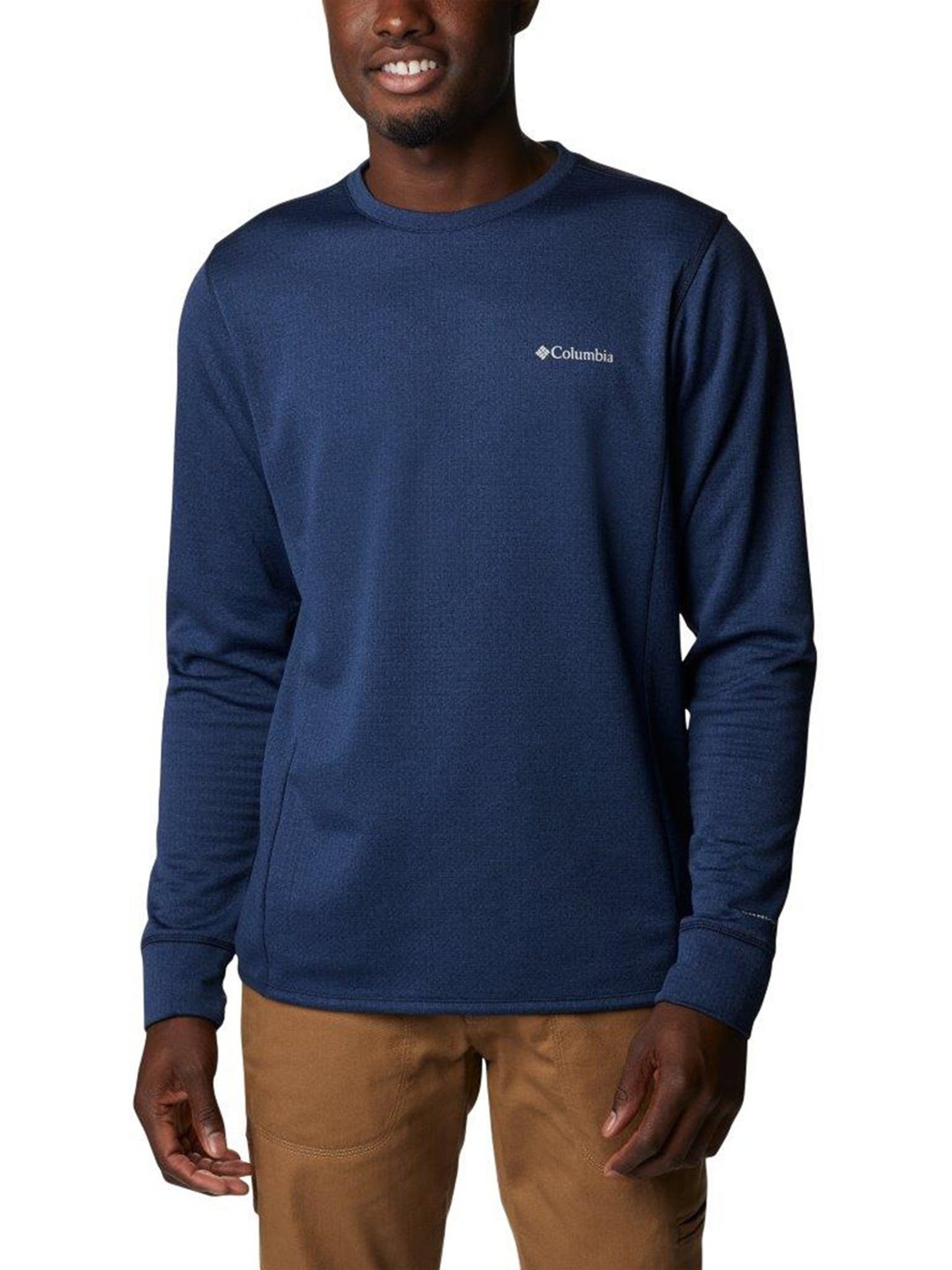 Columbia Men Blue Park View Crew T-Shirt