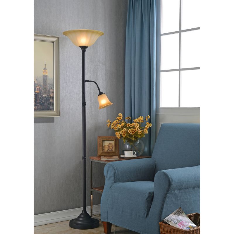 Kenroy Jubilee Torchiere - Bronze Finish