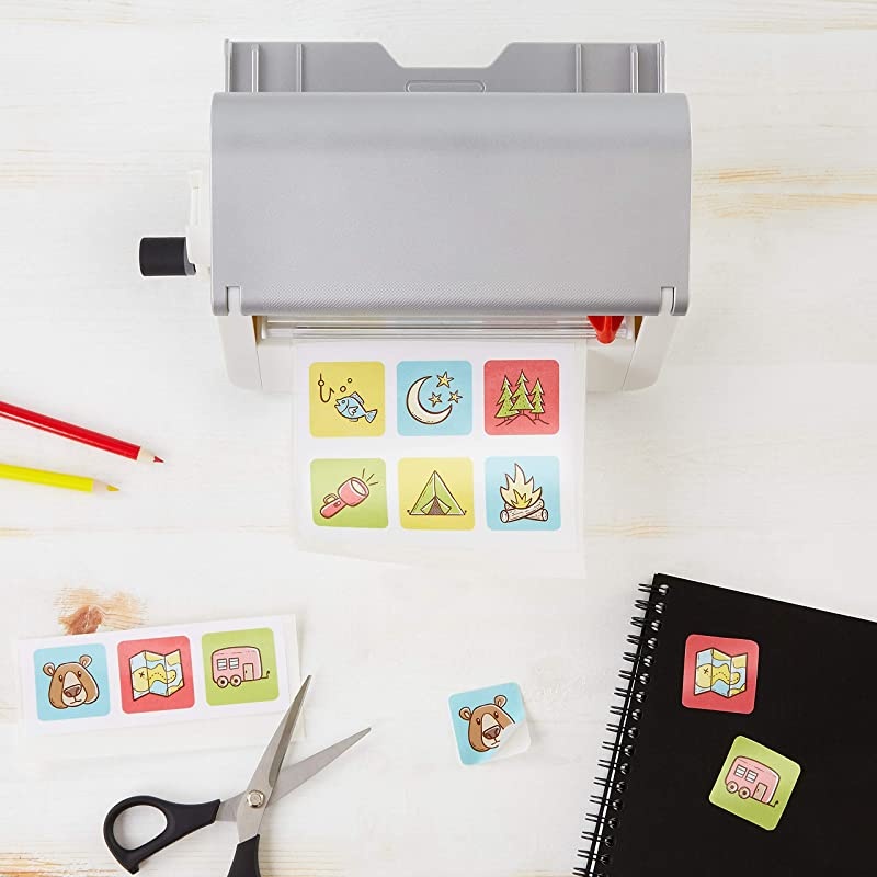 Laminate / Adhesive Refill for Creative Station Lite, 5" x 18', Refill Cartridge for Label Maker, Laminator Machine, Scrapbooking & Craft, Home Office & Home School Supplies (5102-08-00ML)