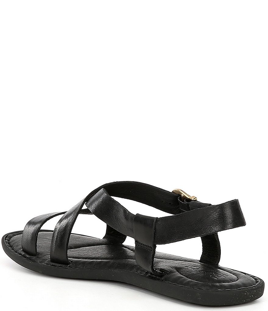 Born Ruben Banded Strappy Leather Sandals