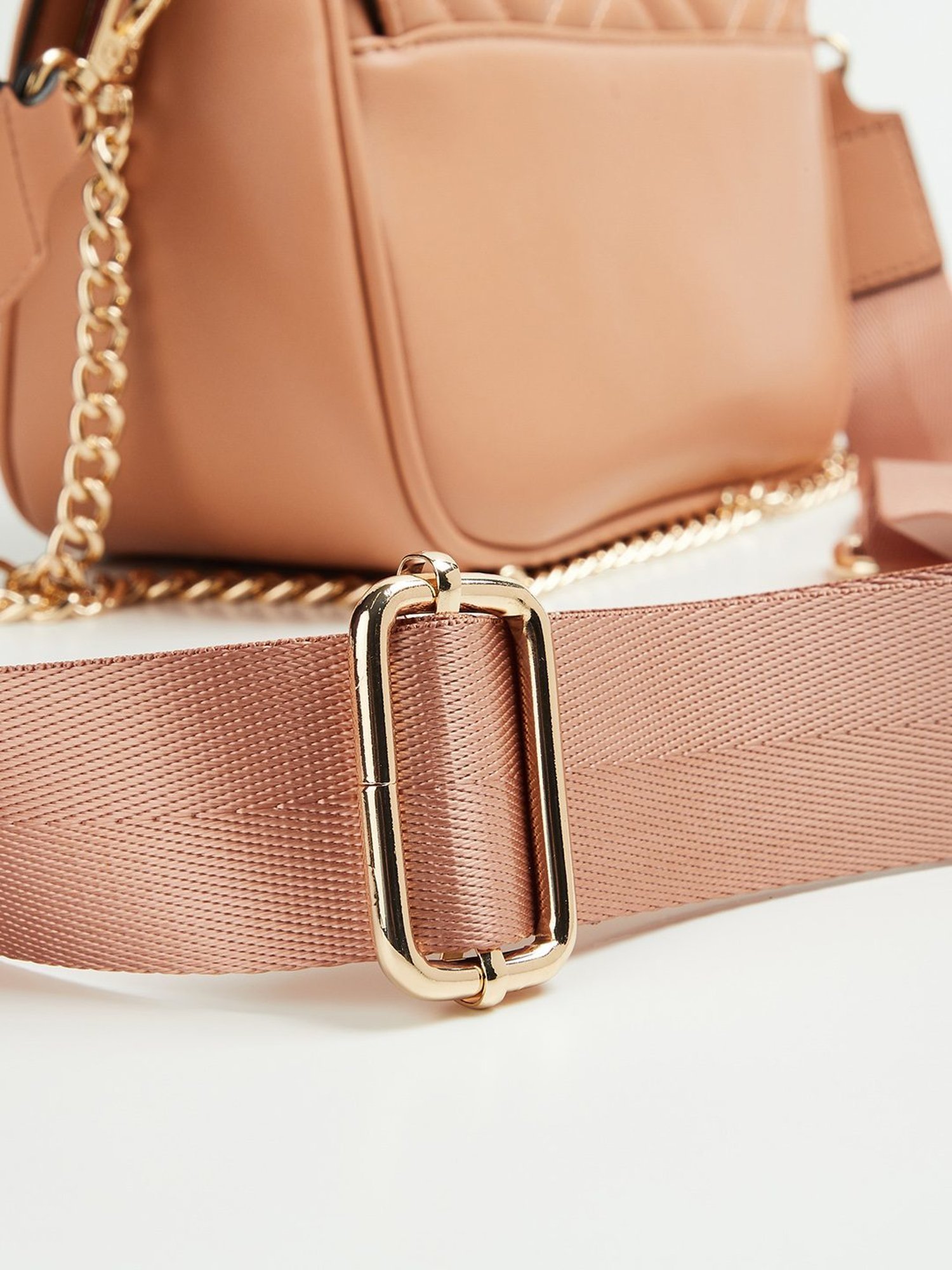 Code by Lifestyle Orange Quilted Cross Body Bag