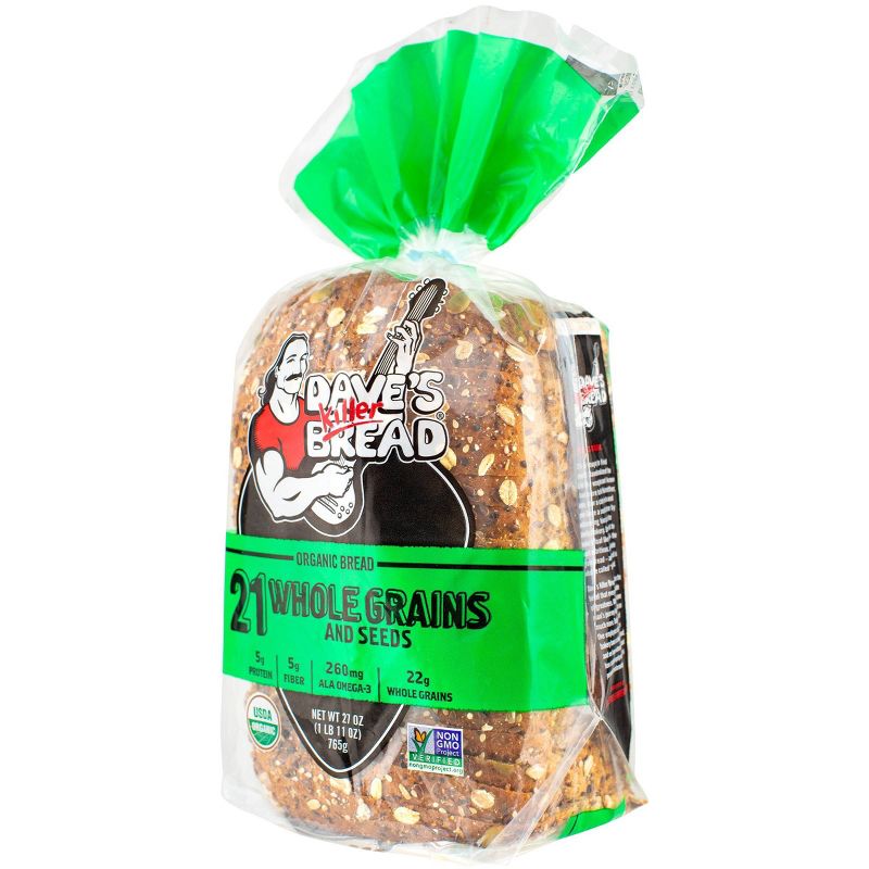 Dave's Killer Bread Organic 21 Whole Grains and Seed Bread - 27oz