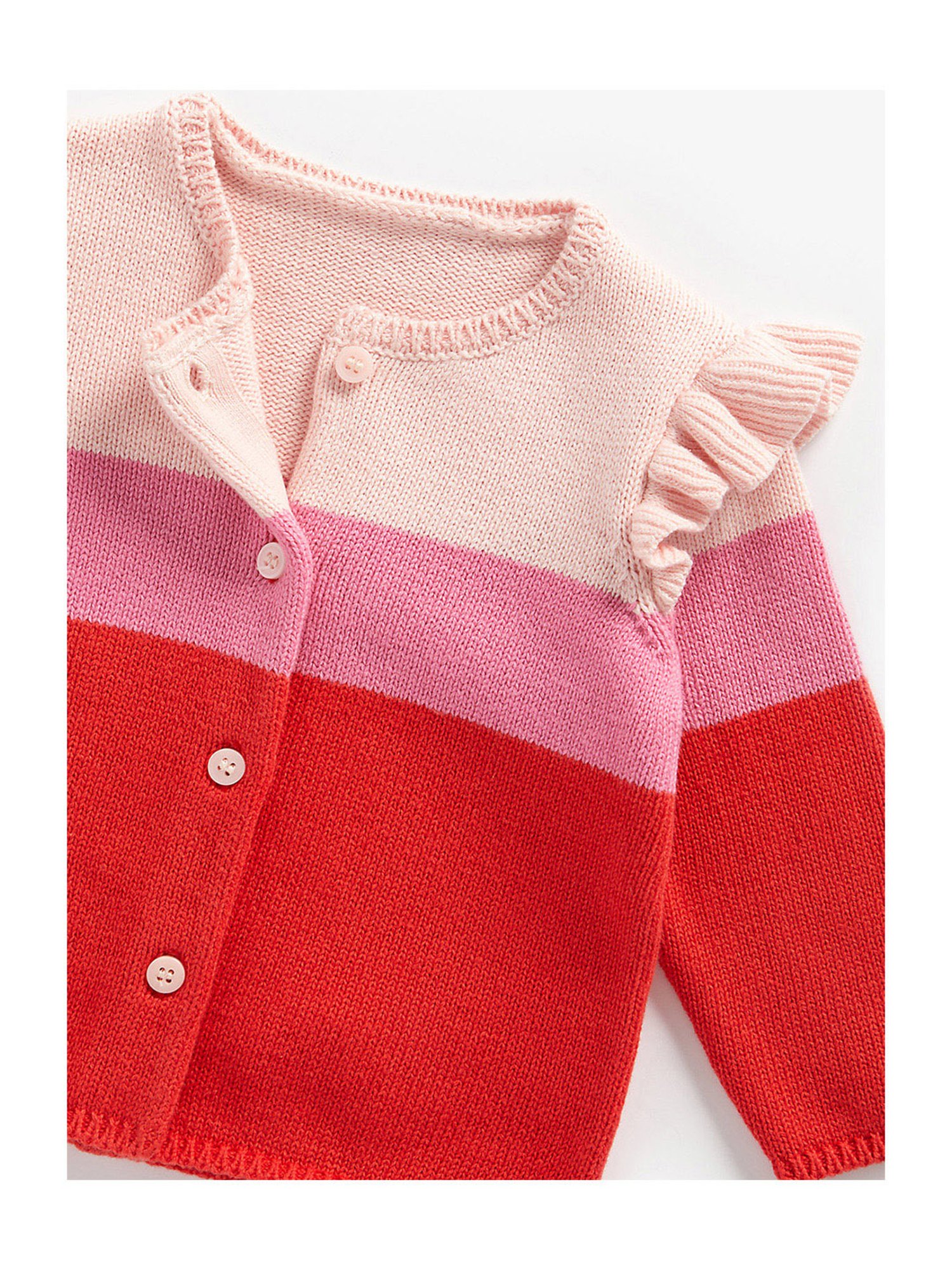 Mothercare Kids Multicolor Color Block Full Sleeves Sweater