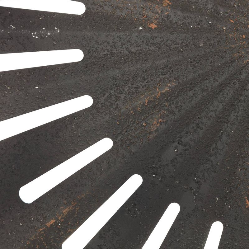 32" x 55" Textured Enamel Painted Metal Plates Wall Decor - Patton Wall Decor