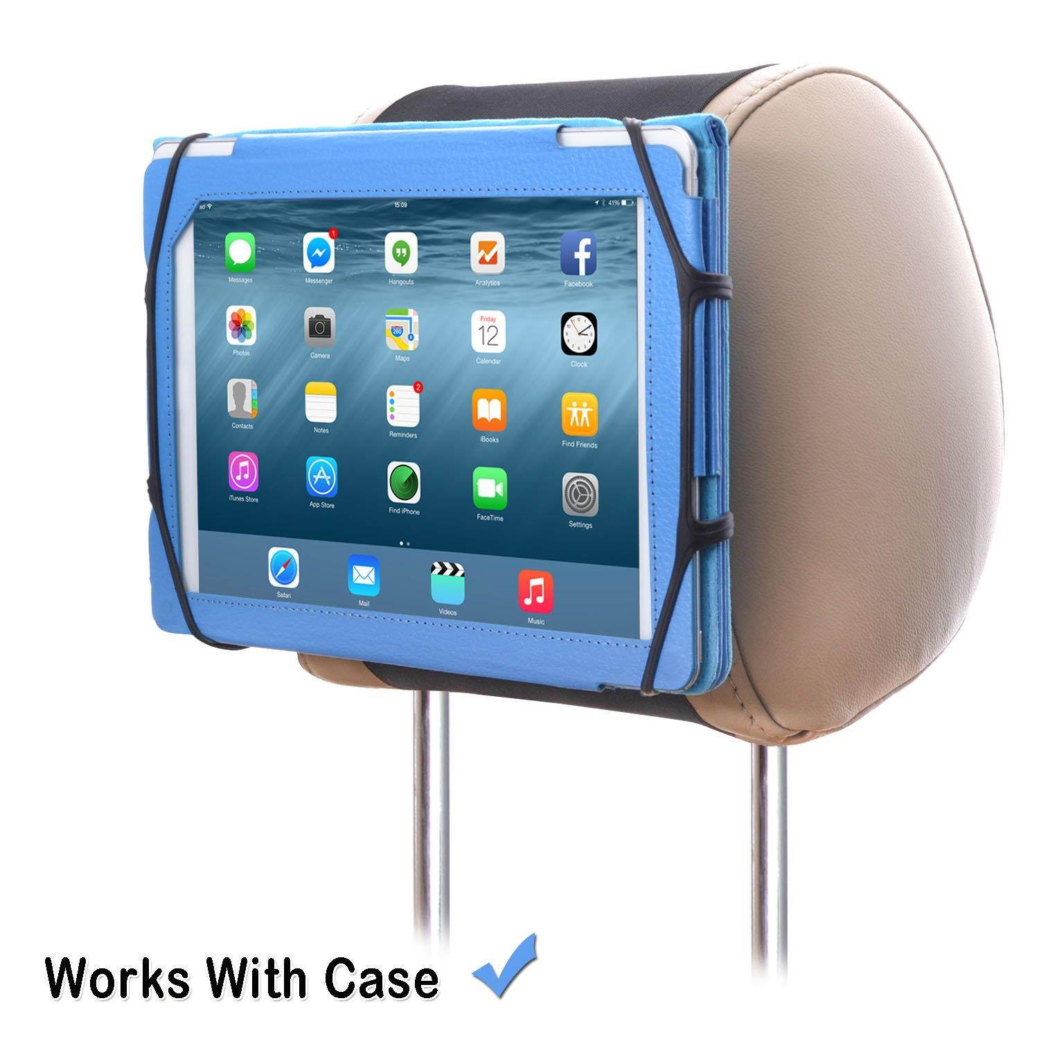 WANPOOL Car Headrest Mount Holder for 7-10.5 Inch iPad and Tablets