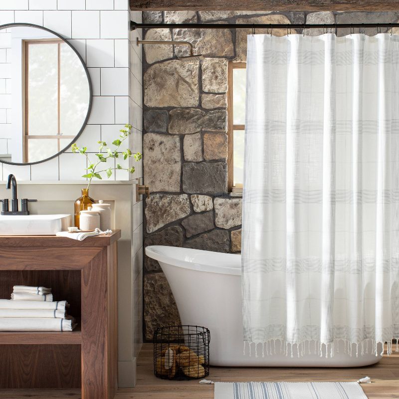 Tree EVA Shower Curtain Mocha - Splash Home