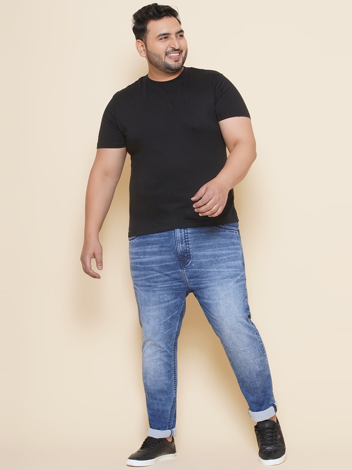 John Pride Blue Regular Fit Jeans