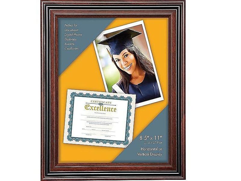 Victory Light Plastic Certificate Frame Rosewood (VS4501B.811) 1061112