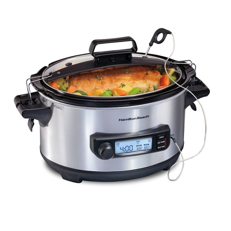 Hamilton Beach 6qt Slow Cooker - Silver