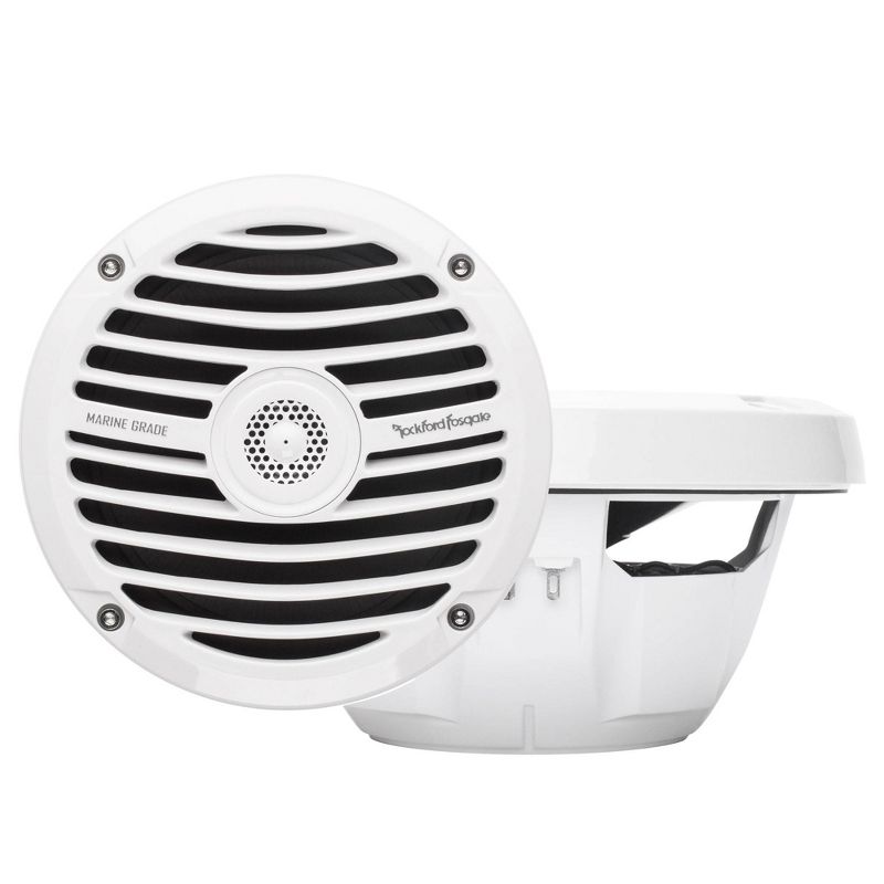 Rockford Fosgate RM1652 Prime Marine 6.5" 150 Watt 2-Way Boat Full Range Speakers, White (4 Pack)