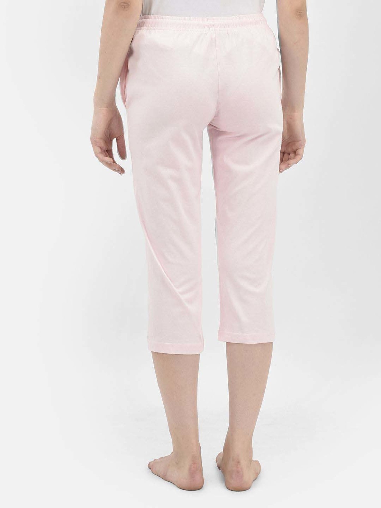 Crimsoune Club Pink Mid Rise Capris