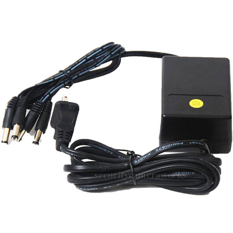 VideoSecu 2x 4 Channel AC 100V-240V to DC 12V 2000mA Power Supply for CCTV Surveillance Security Camera DVR System b0q