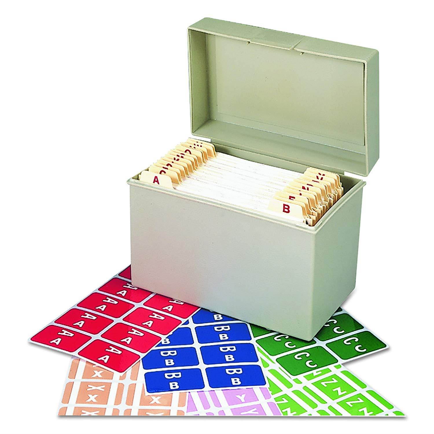 Smead 67170 Alpha-Z Color-Coded Second Letter Labels Starter Set, A-Z (Box of 2200)