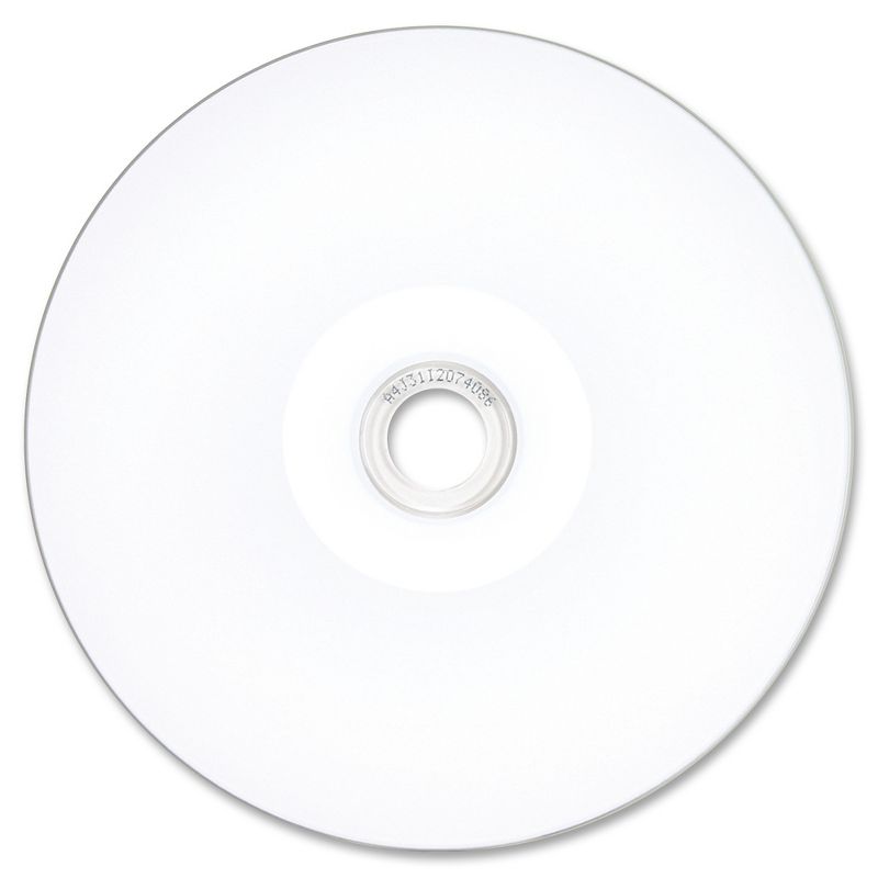 Verbatim CD-R 700MB 52X White Inkjet Printable, Hub Printable - 100pk Spindle - Printable - Inkjet Printable