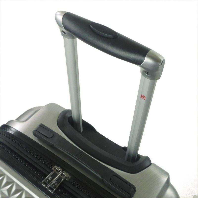 FUL Disney Mickey Mouse Textured 29" Hardside Rolling Suitcase - Silver