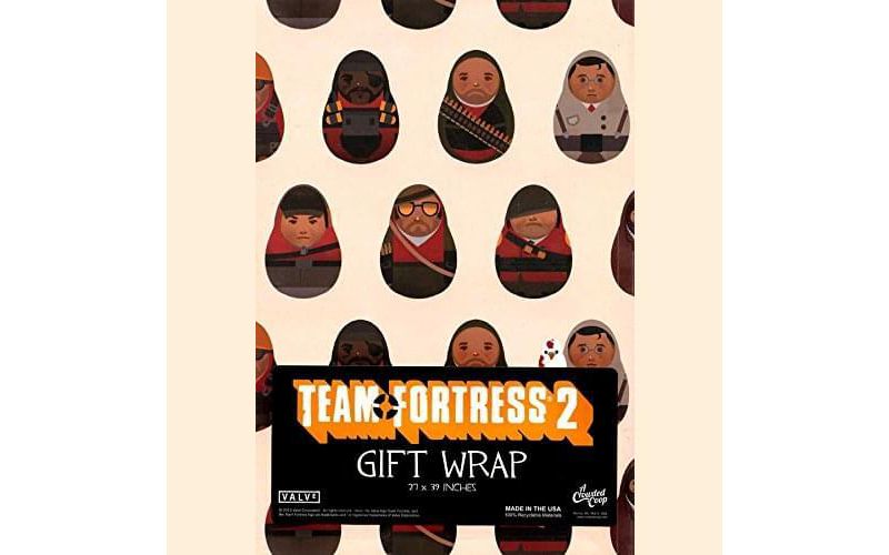 Crowded Coop, LLC Team Fortress 2 Gift Wrap 27" x 39"
