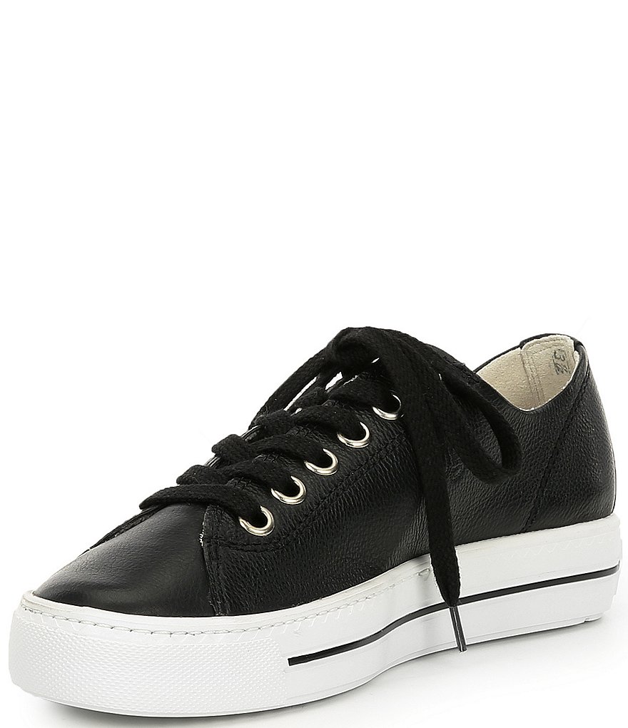 Paul Green Ally Leather Lace-Up Sneakers