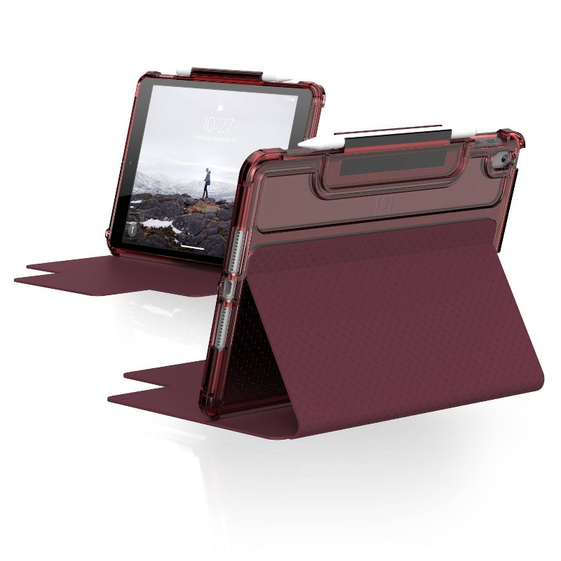 (U) by UAG Apple iPad (7th/8th Gen) 10.2-inch Lucent Case - Aubergine/Dusty Rose