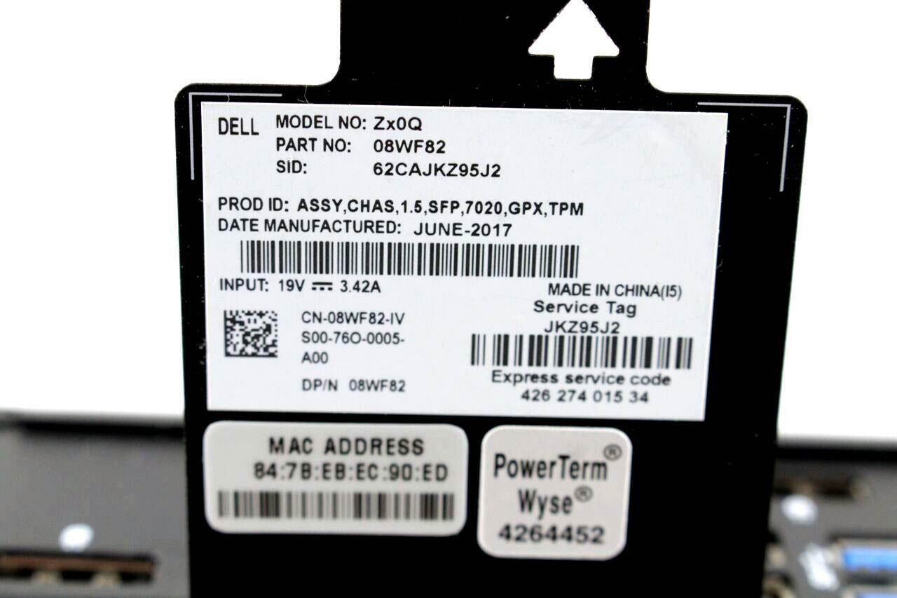 Genuine Dell Wyse 292D-7030 Thin Client TERADICHI 0GHz 512MB 32MB SSD VMware Horizon HJTDK