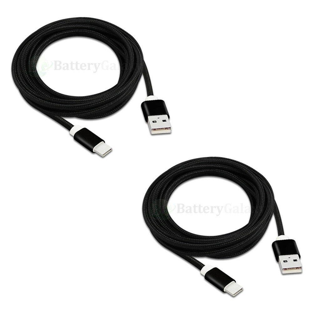 1-100 Lot USB Type C 6' Braided Charger Cable Cord for  Moto Z / Z Force