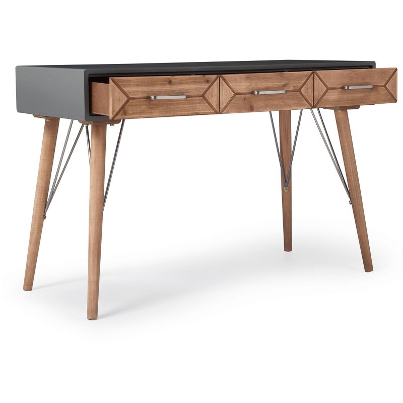 Friedman Desk Console Table Gray - Finch