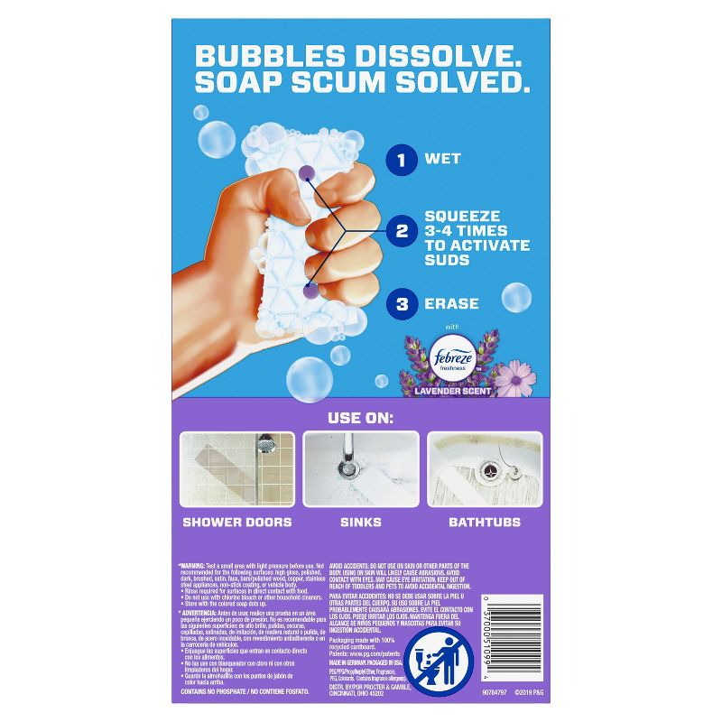 Mr. Clean Magic Eraser Bath with Febreze Lavender Scent - 4ct