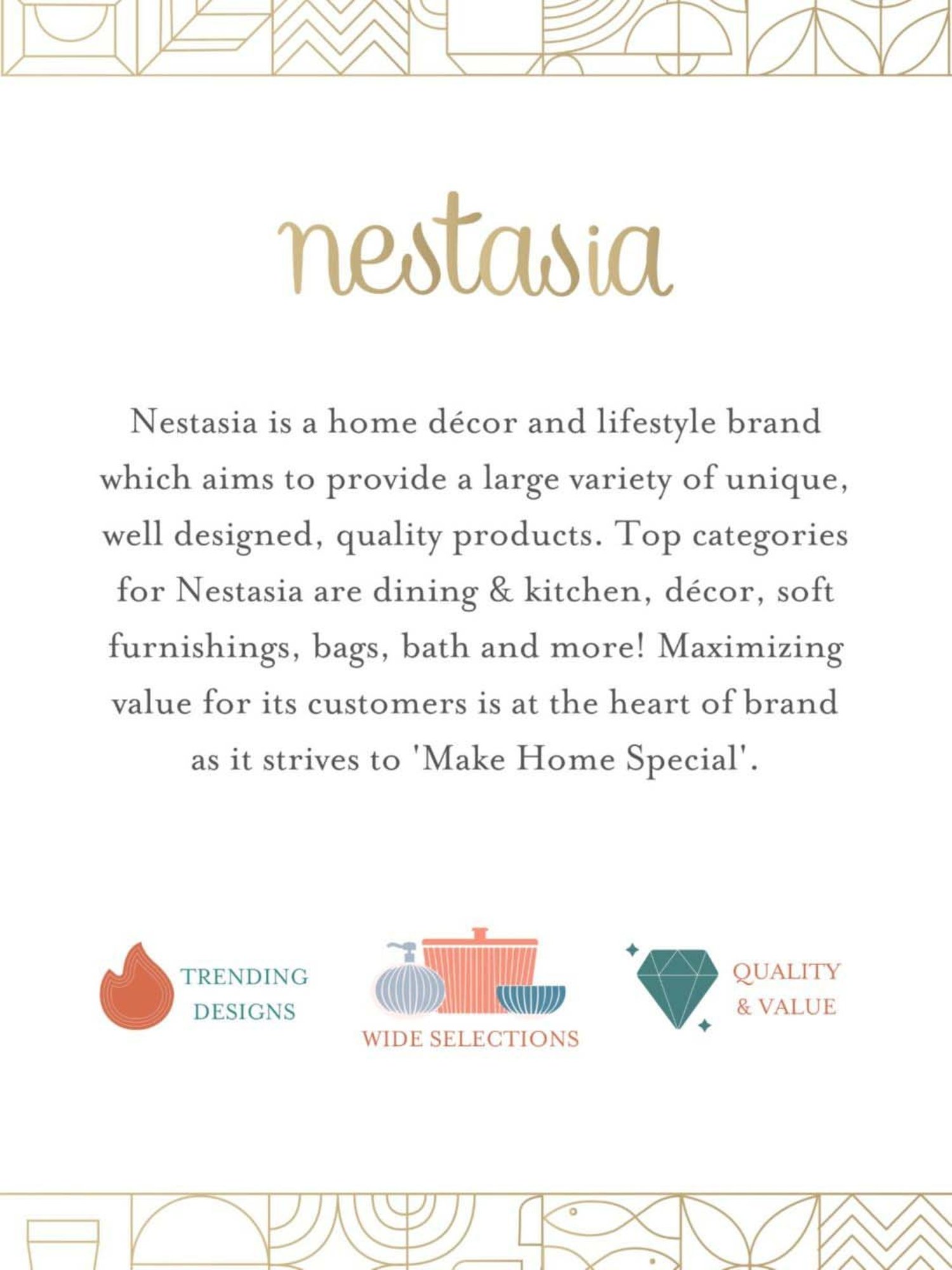 Nestasia Premium Quality Microwave Safe Carmine Red & White Ribbed Ceramic Mug, 350ml