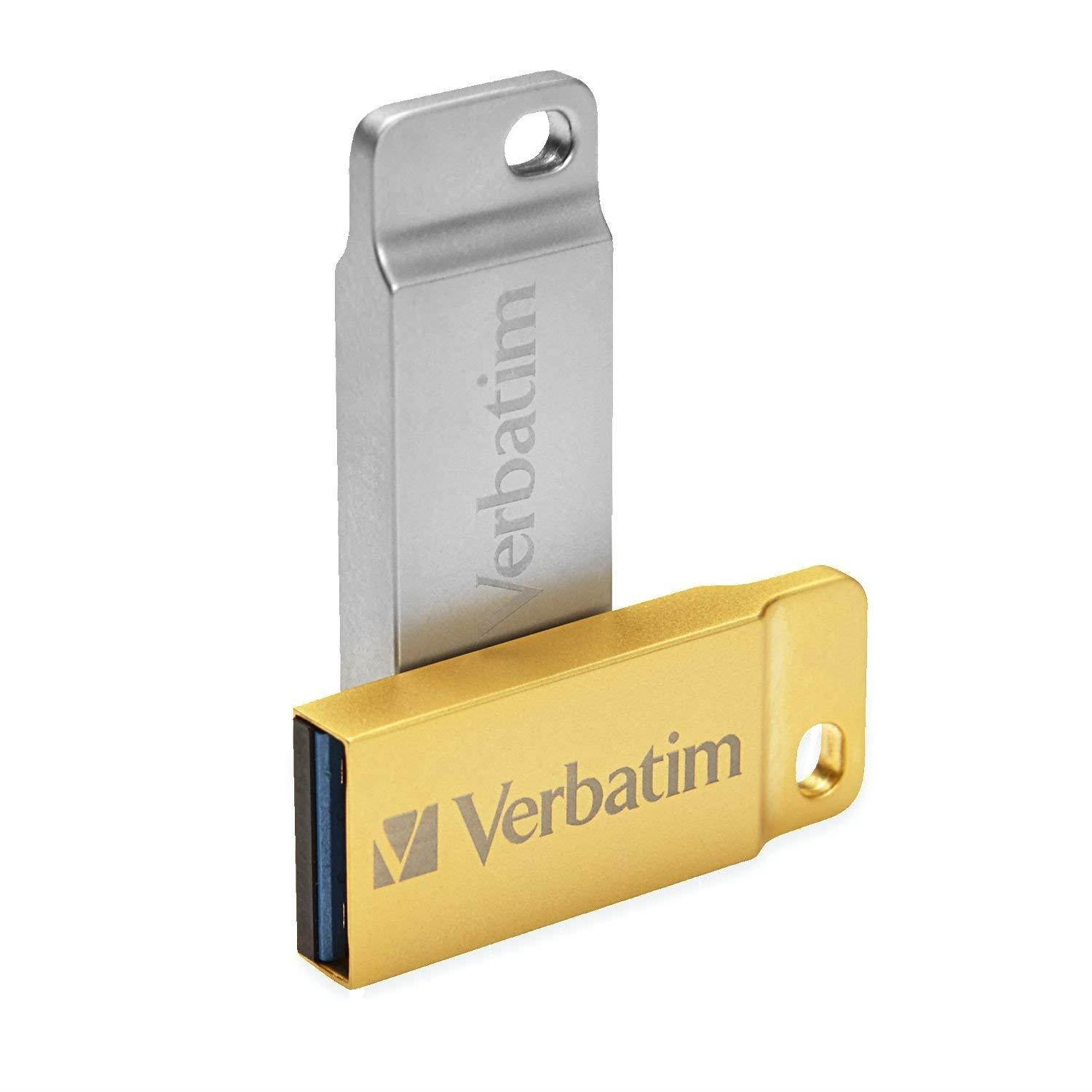 Verbatim 64GB Metal Executive  USB Flash Drive - Silver