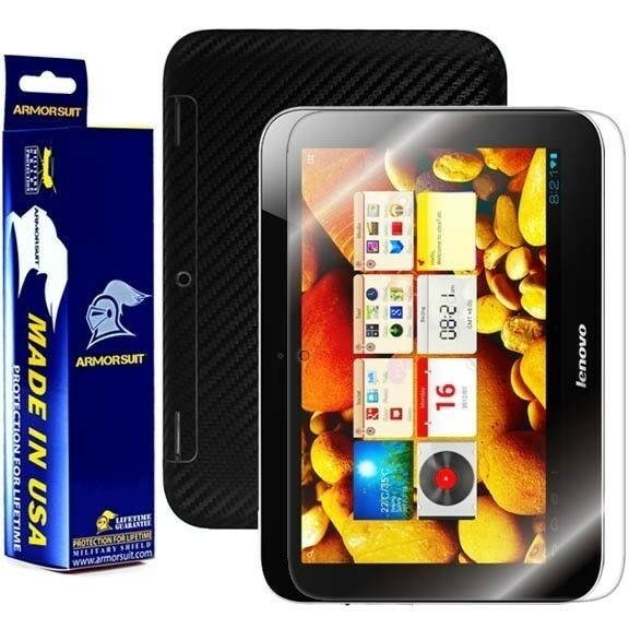 ArmorSuit MilitaryShield Lenovo IdeaTab A2109 Screen + Black Carbon Skin