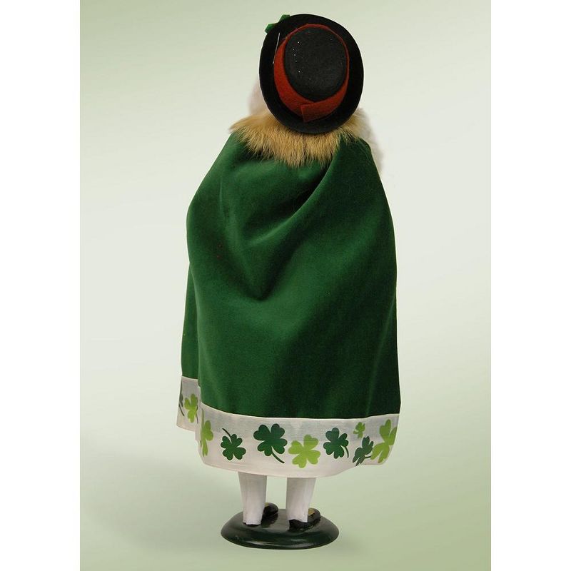 Byers Choice 13" Irish Jolly Santa with Wreath Christmas Figure