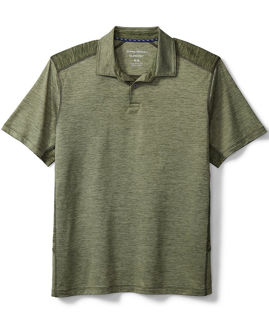 Tommy Bahama Big & Tall Solid Palm Coast Delray Short-Sleeve Recycled Materials Polo Shirt