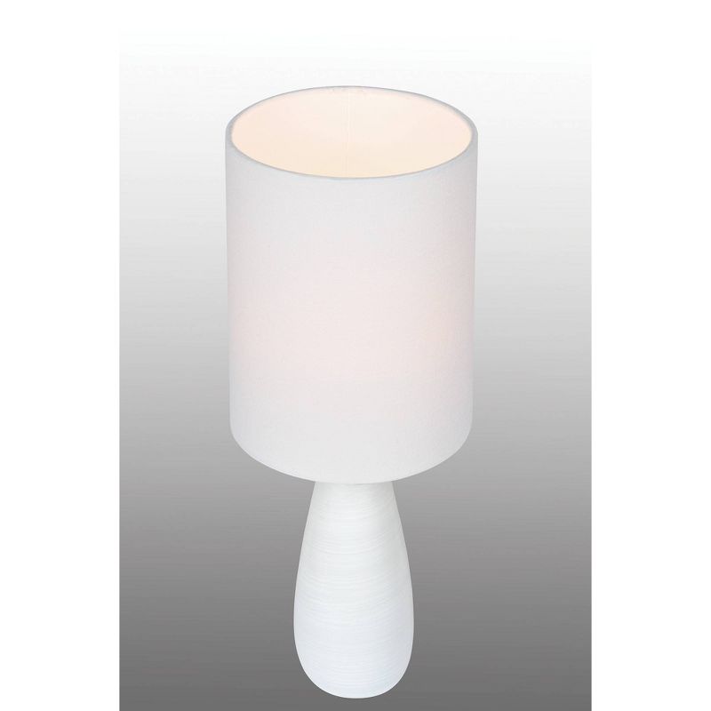 Quatro Table Lamp Brushed White  - Lite Source