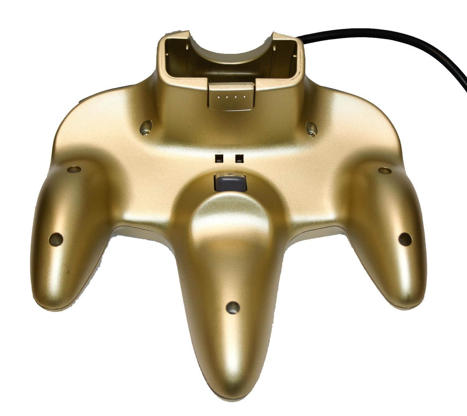 Gold Replacement Controller for Nintendo N64 by Mars Devices